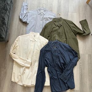 Uniqlo men shirt bundles - M